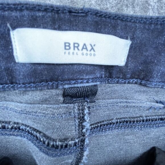 Brax Feel Good Jeans Womens 26/32 Blue Ana Sensation Push Up Slim Straight - Picture 6 of 8